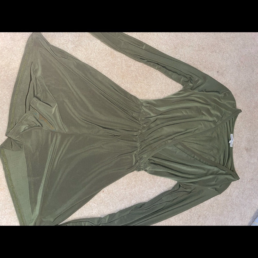 Olive green romper